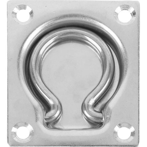 Versenkter Montagering Aus Edelstahl 304, 7,4 X 9,2 Cm, Für Anhänger, Lkw, Boot