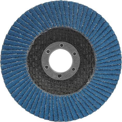 115 Mm (4,5") Zirkon-korund-flügelschleifscheibe, Körnung 60, Für Winkelschleifer