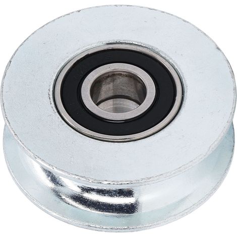U-nutlager Für Schiebetore – Führungsrolle Aus Legiertem Stahl, Ø 64 Mm, 15 Mm Mittelloch