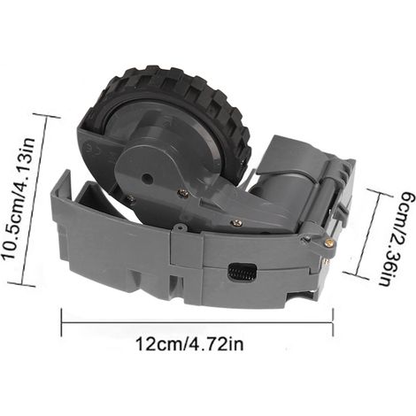 Rechtes Und Linkes Antriebsrad Für Irobot Roomba 500 Bis 900 Saugroboter, Grau – 2er-pack