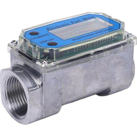 Hochpräziser Digitaler Turbinen-durchflussmesser Für Kraftstoff, Wasser, Diesel – 32 Mm, Mehrsprachiges Display (l/gal)