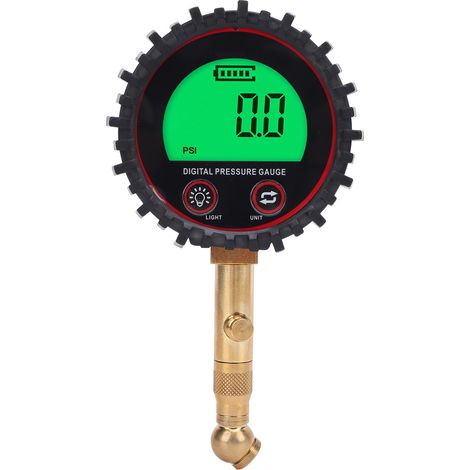 Digitales Reifendruckmessgerät Mit Drehbarem Messgelenk, Hoher Genauigkeit, Großem Lcd-display, 1/8" (10 Mm) Gewinde