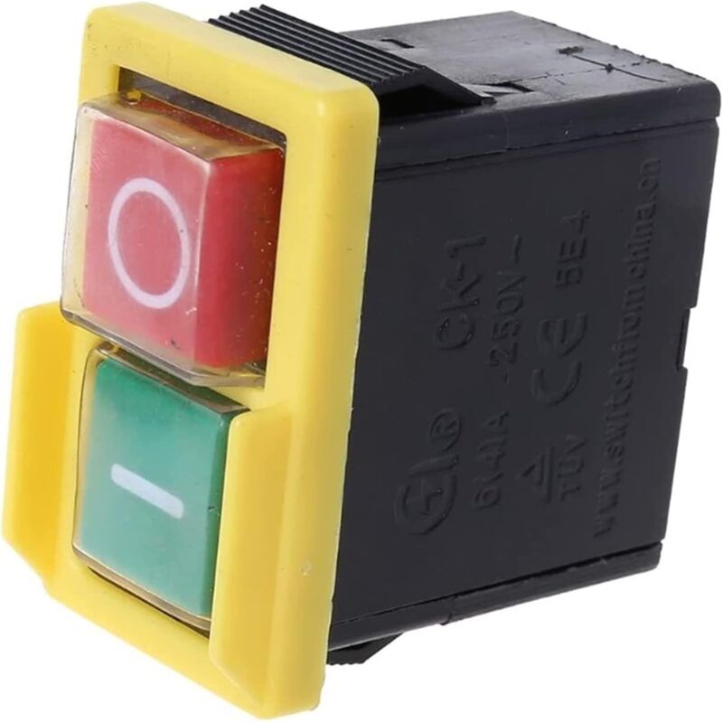 Kjd6 5e4 Ac250v 6a Elektromagnetischer Schalter, Wasserdichter Druckknopf Für Elektrische Betonmischer, Sicherheitsausrüstung