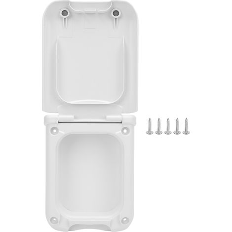 Wasserdichte Außensteckdose Für Wohnmobile, Wohnwagen Und Campingbusse – Uv-beständiges Abs, Sichere Montage