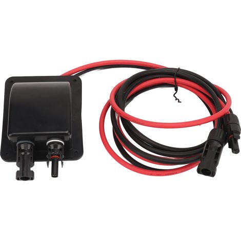 M Langes, Wasserdichtes Solar-verlängerungskabel (ip67), 10 Awg, Mit Mc4-stecker Und Durchführungsdose Für Wohnmobildächer