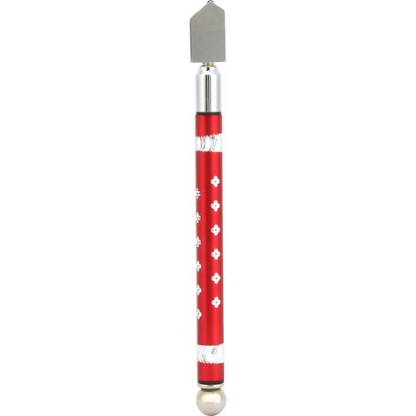 Eisschneider Mit Wolframkarbidscheibe, Rot Eloxierter Aluminiumgriff – Präzise Und Ergonomisch