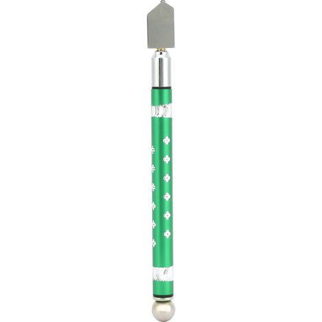 Eisschneider Mit Wolframkarbidscheibe, Aluminiumgriff, Grüne Farbe