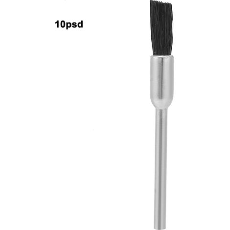 Rotationspolierbürste Für Die Schmuckherstellung – 10 Stück, Wildschweinborsten, 3 X 6 Mm