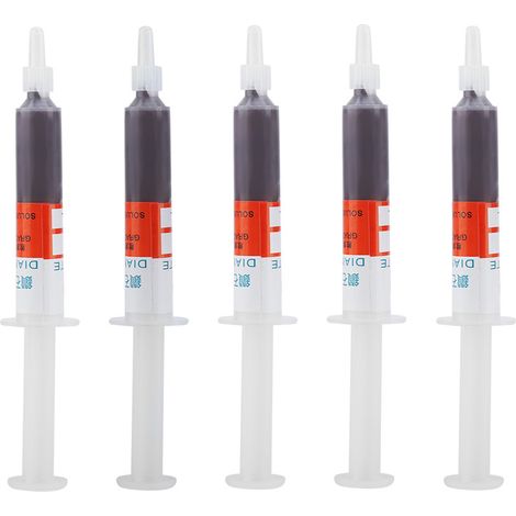 Diamantpolierpaste Für Edelmetalle – 5 Tuben, Körnung W28 (400), Öllöslich