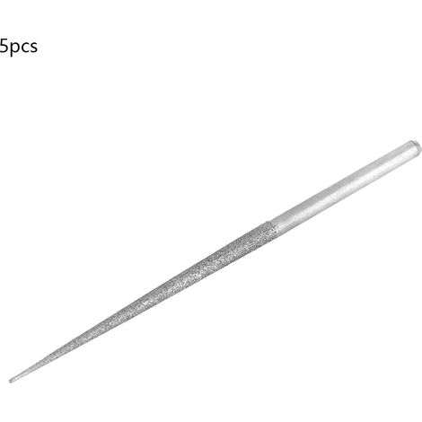 Längliche, Nadelförmige Diamantschleifstifte, 0,8 Mm Spitze, 80 Mm Gesamtlänge