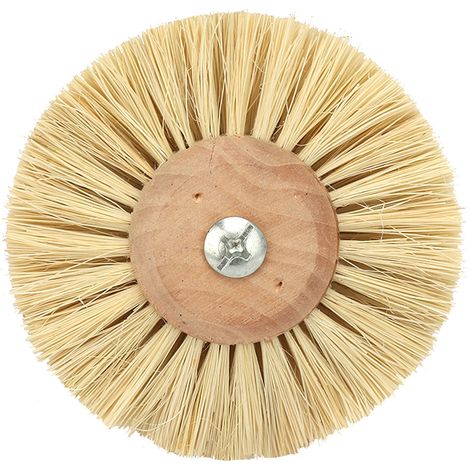 80-mm-sisalfaser-polierbürste Für Elektrische Schleifmaschinen – Ideal Für Holz, Edelsteine Und Kleine Oberflächen