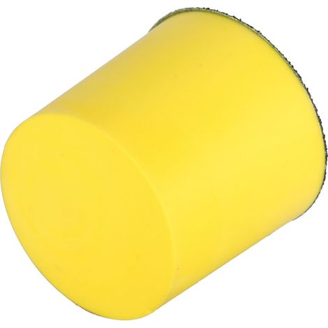 2-zoll-handschleifklotz Aus Gelbem Pu-schaum Mit Klettverschluss, Staubfrei