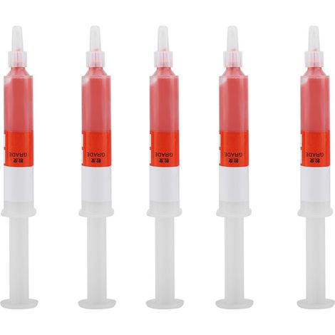 W1.5 Diamantpolierpaste (körnung 6000) Für Spiegel – 5 Stück, Öllöslich, Nadeltube