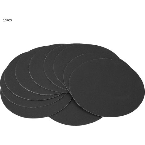 Rundes Schleifpapier, 15,2 Cm (6 Zoll) Durchmesser – 10 Stück, Körnung 180/400/1500/5000/10000, Pflanzenfasern, Für Nass- Und Trockenanwendung