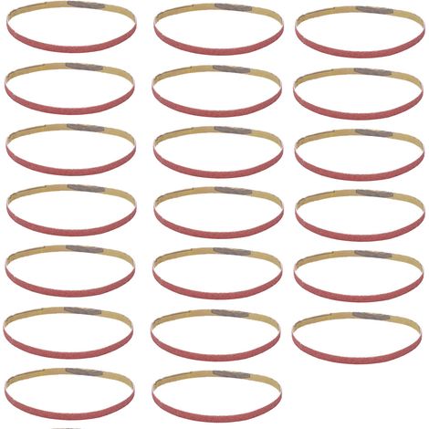 Schleifband Für Bandschleifer – 20 Stück, 330 X 10 Mm, Körnung 60
