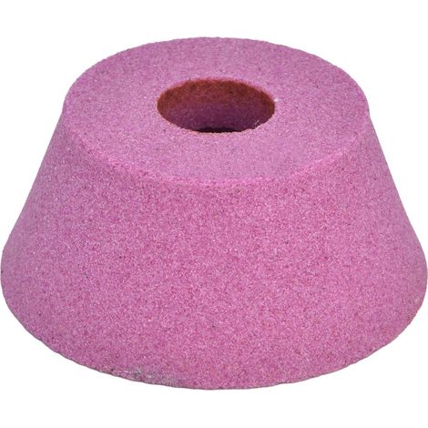 Schalenförmige Trennscheibe Aus Verchromtem Korund, 75 X 32 X 20 Mm, Körnung 120