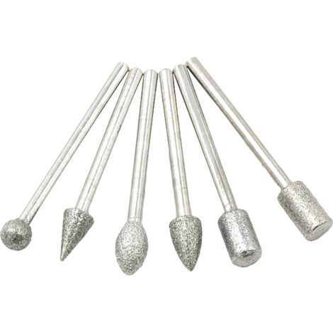 Korund-diamantschleifköpfe, 20 Stück, Für Glas, Edelsteine Und Harte Materialien