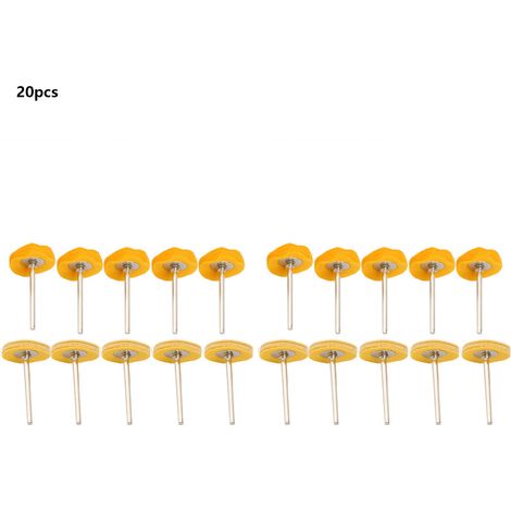 Polierscheiben Aus Pu-leder Für Elektrowerkzeuge – 20er-packung, 22 Mm Durchmesser