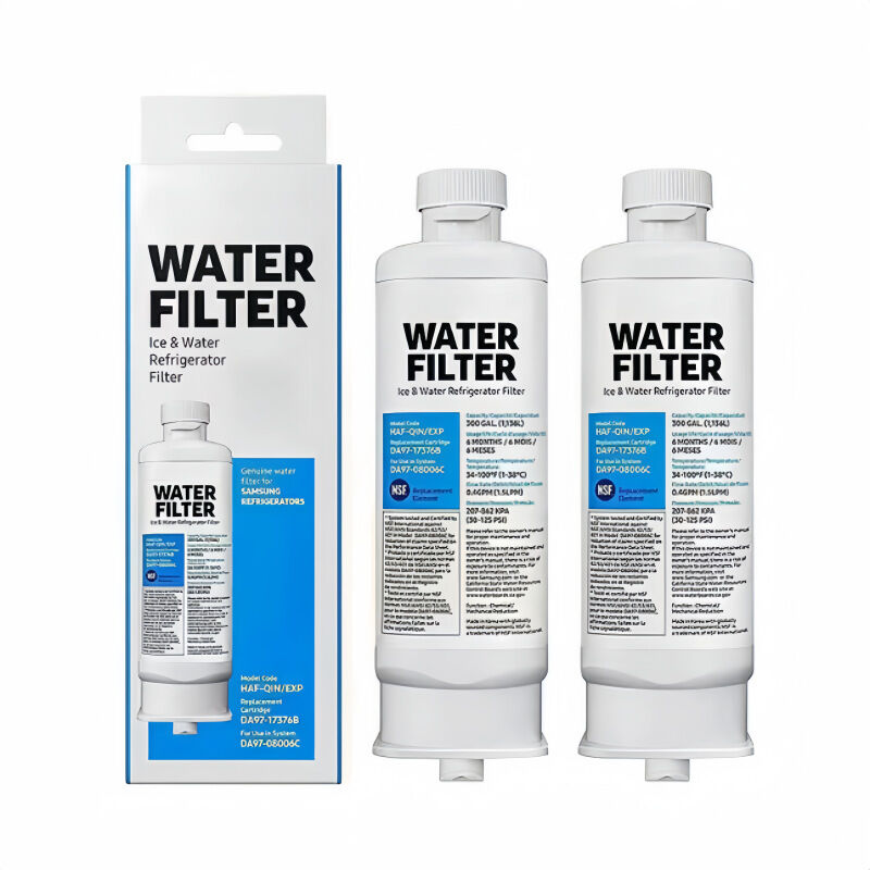 2er-pack Wasserfilter Für Samsung Kühlschränke - Kompatibel Mit Haf-qin/exp, Da97-17376b, Da97-08006c - Hochleistungs-ersatzfilterkartusche Für Wasser Und Eiswürfel (weiß)