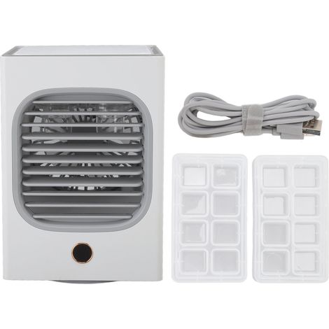 Tragbarer Tischventilator Mit Integriertem Akku, 180 Ml, Leise Und 120° Oszillierend