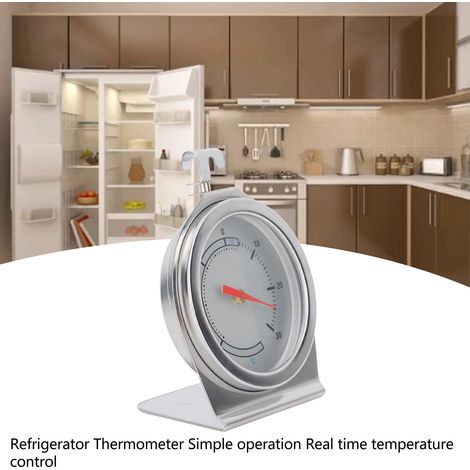 Analoges Thermometer Für Kühlschrank Und Gefrierschrank, Edelstahl, Hohe Genauigkeit, -30 Bis 30 °c