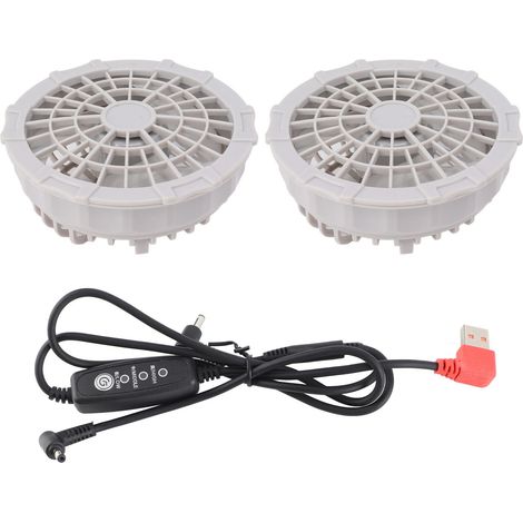5v Usb-ventilator Mit Klimaanlage – Doppelt Verstellbarer Kopf, Leicht Und Leise Für Den Einsatz Im Freien
