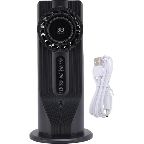 Usb-luftkühler Und Luftbefeuchter, 100 Ml, 6 Geschwindigkeitsstufen, 6-stunden-timer, Modell Bym-908s, Grau