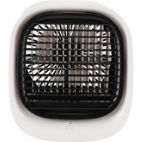 Tragbarer Tischventilator Mit Usb-luftkühler, 3 Geschwindigkeitsstufen, 300-ml-wassertank Und Rgb-umgebungsbeleuchtung