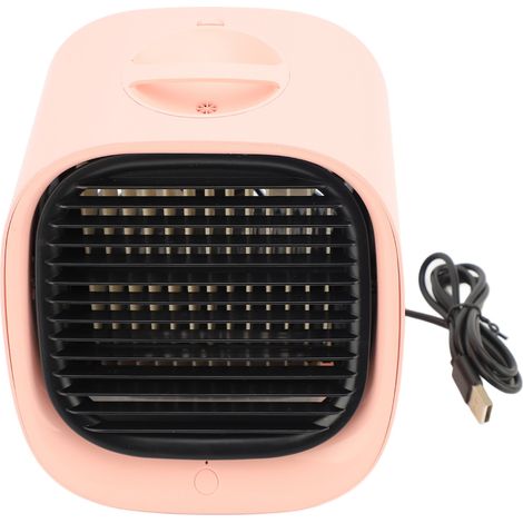 Tragbare, Pinkfarbene Usb-klimaanlage Mit Luftbefeuchtung Und 3 Geschwindigkeitsstufen – Mini-luftkühler Für Büro, Schlafzimmer Und Reisen