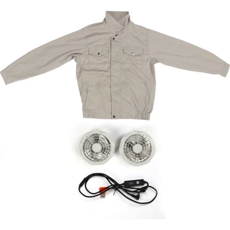 Kühljacke Mit Usb-lüftern Für Die Arbeit Im Freien Im Sommer – Polyester, Größe Xl