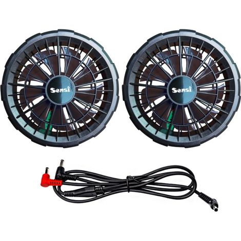 12-v-lüfter Für Klimatisierte Kleidung – 2er-pack, Bürstenloser Motor, 90-mm-befestigungsloch