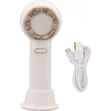 Tragbarer Halbleiter-lüfter, Usb-aufladbar, Integrierter 2200-mah-akku, Leise
