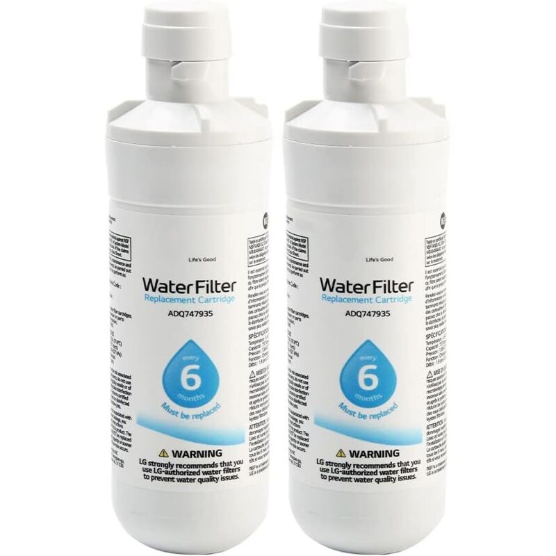 2er-pack Kühlschrank-wasserfilter, Kompatibel Mit Lg Lt1000p – Ersatz Für Lt1000pc, Adq747935, Mdj64844601 – Filterkartusche Für Kenmore 9980 – Reines Und Frisches Wasser
