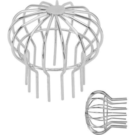Dachrinnenschutz, Dachrinnenabdeckung, Dachrinnenschutz Aus Edelstahl, Laubschutz, Abfluss, Edelstahl-dachrinne Für Dach, Balkon, Hof, Garten (110-mm-rohr)