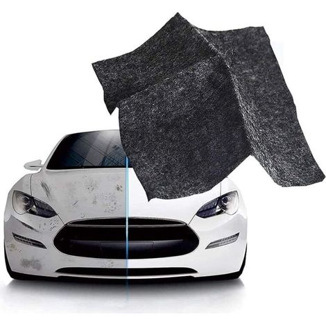 4-teiliges Set Aus Mikrofasertuch, Nano-glitzerstoff Für Auto-speichen, Nano-zauberstoff Gegen Kratzer, Poliertücher Für Autolacke, Werkzeug Zur Ausbesserung Leichter Kratzer