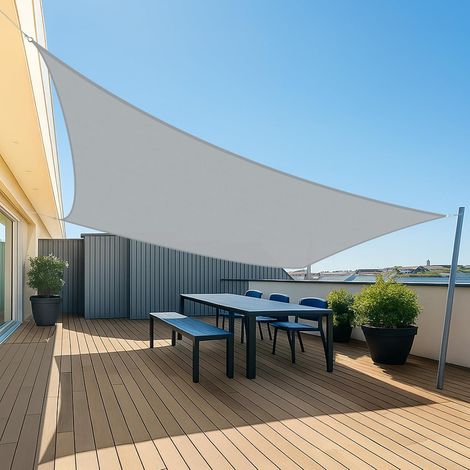 Wasserdichtes, Quadratisches Sonnensegel 3x3m Aus Pes-schattengewebe Mit 95% Uv-schutz Für Garten, Terrasse, Balkon, Patio Und Außenbereich – Grau