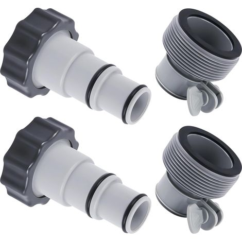 Schwimmbadschlauchadapter, Schwimmbadschlauchadapter Mit Innengewinde, Schwimmbadschlauchverschraubung, Schwimmbadzubehör Für Schwimmbadschläuche Mit Durchmesser 32 Und 38 Mm (b)