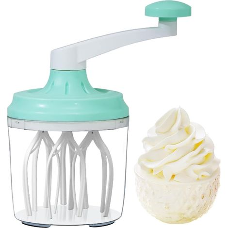 Handkurbel-eierquirl, 1200 Ml, Manueller Eierquirl, Schneebesen Und Eiertrenner, Manueller Eierquirl, Haushalts-eierquirl, Manueller Mixer, Manueller Milchaufschäumer, Haushaltsmixer