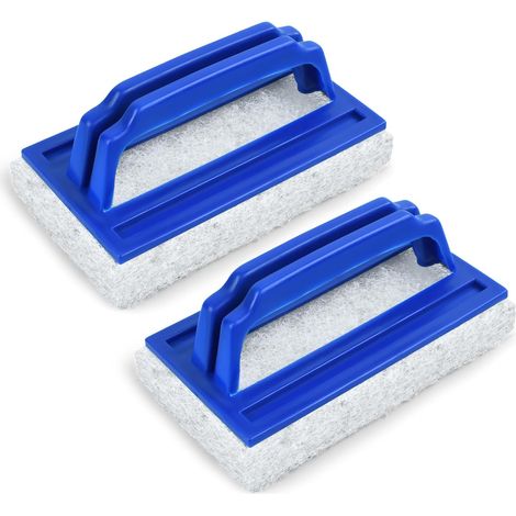 2-teiliges Wasserlinien-schwammbürsten-set, Poolreinigungsbürste, Poolschwammbürsten, Zauber-poolschwamm, Poolboden- Und Wandbürste, Poolbürste Mit Griff, Zur Schmutzentfernung