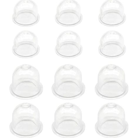 Weiße Primerpumpe (6 Stück, 19 Mm / 6 Stück, 22 Mm) Für Vergaser, Ölbecher, Zündkappe Und Kraftstoffpumpe Für Rasenmäher, Freischneider, Benzinsägen Und Kettensägen