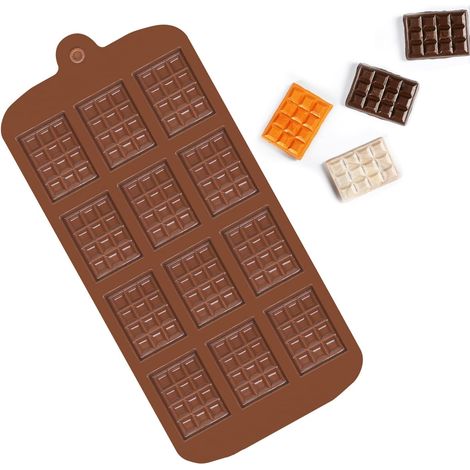 Schokoladenformen, Mini-silikonformen Schokoladenformen, 12 Antihaftbeschichtete Fondantformen, Leicht Zu Entformen, Für Selbstgemachte Pralinen, Bonbons, Waffeln Und Tortendekoration