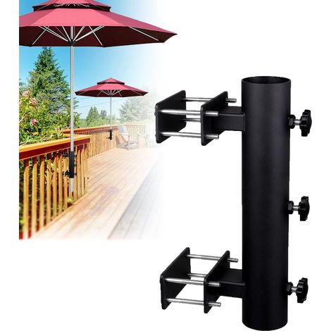 Robuster Sonnenschirmständer, Sonnenschirmständer Für Terrasse Und Garten, Sonnenschirmhalterung „bench Buddy“, Sonnenschirmclip, Sonnenschirmklemme Für Terrasse, Geländer, Strand, Hof, Balkon