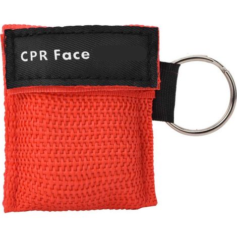 Notfall-cpr-maske Mit Einwegventil – Rot, Kompakt Und Hygienisch Für Die Erste Hilfe
