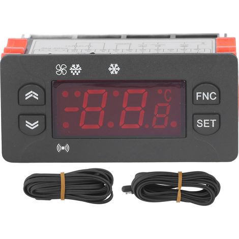 Digitaler Temperaturregler Etc-974 Mit °c/°f-anzeige, Ntc-sensor, 230 V Ac Für Kühlschränke Und Kühlräume