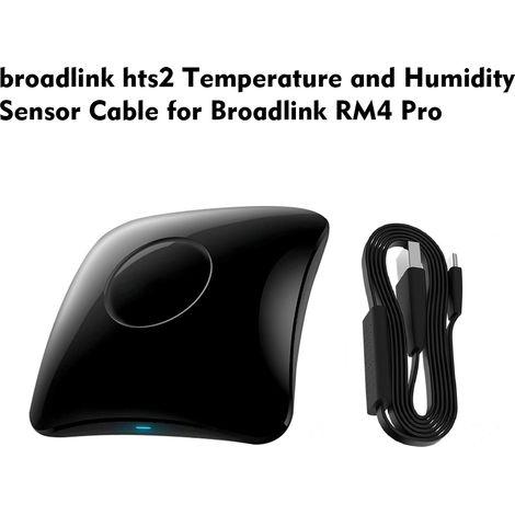 Temperatur- Und Feuchtigkeitssensorkabel Für Broadlink Rm4 Pro – Schwarz, Plug & Play, App-kompatibel