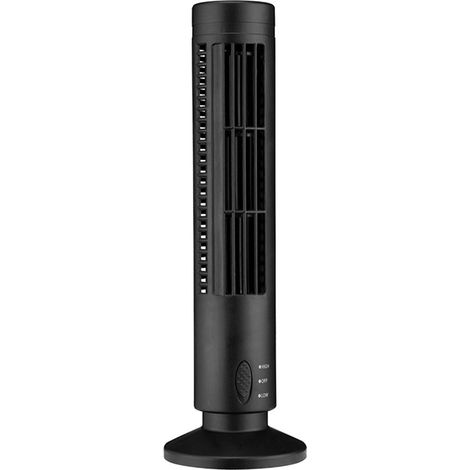 5v Usb-standventilator Ohne Rotorblätter Für Büro Und Arbeitszimmer – Schwarz, 33 Cm, Leise (36 Db), 2,5 W