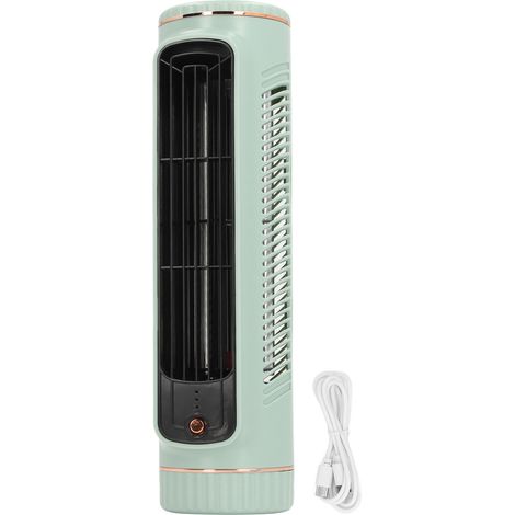 Wiederaufladbarer, Klingenloser Tischventilator, 3 Geschwindigkeitsstufen, Leise, Umweltfreundlich – 26,7 Cm, 1200-mah-akku
