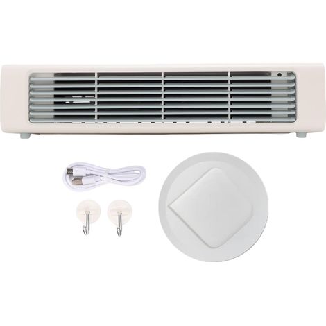 3-stufiger Usb-standventilator, Kompakt Und Leise, Weiß – Für Büro, Schlafzimmer Oder Wohnzimmer