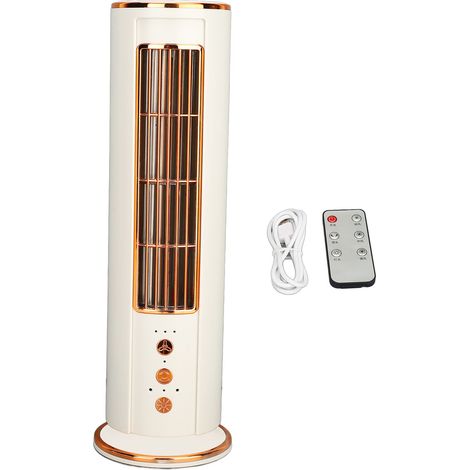 Rotorblattloser Standventilator Mit Fernbedienung, 3 Geschwindigkeitsstufen, Nachtlicht Und Leisem Betrieb (≤35 Db) Für Büro Und Schlafzimmer