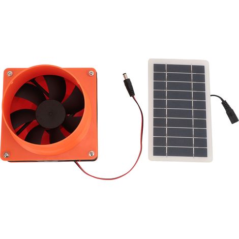 10w, 5v Solar-abluftventilator, Monokristallines Panel Für Hühnerstall, Gewächshaus Und Mobilheim